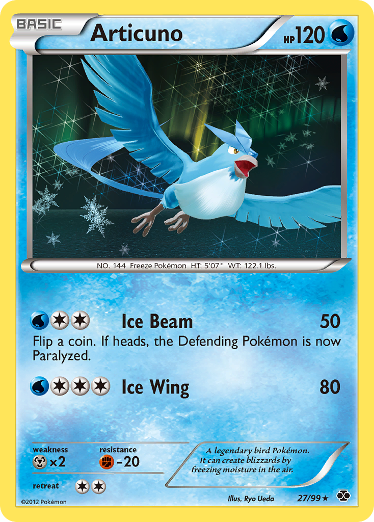 Articuno (27/99) [Black & White: Next Destinies] | Anubis Games and Hobby