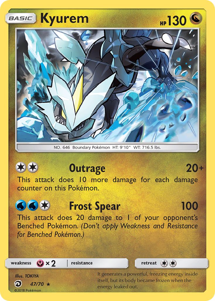 Kyurem (47/70) [Sun & Moon: Dragon Majesty] | Anubis Games and Hobby