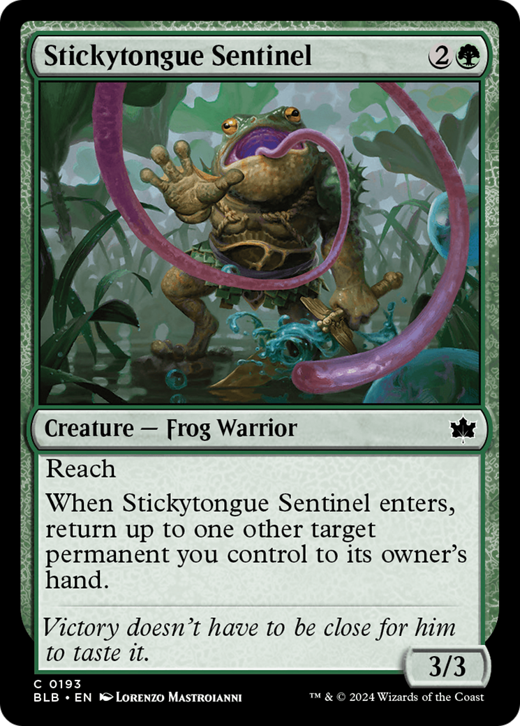 Stickytongue Sentinel [Bloomburrow] | Anubis Games and Hobby