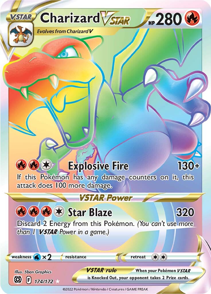 Charizard VSTAR (174/172) [Sword & Shield: Brilliant Stars] | Anubis Games and Hobby