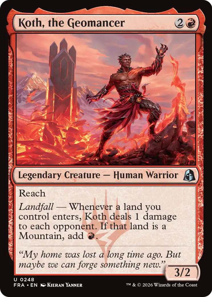 Koth, the Geomancer [Reality Fracture] | Anubis Games and Hobby