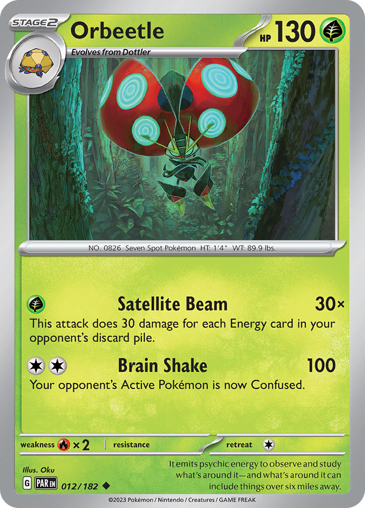 Orbeetle (012/182) [Scarlet & Violet: Paradox Rift] | Anubis Games and Hobby