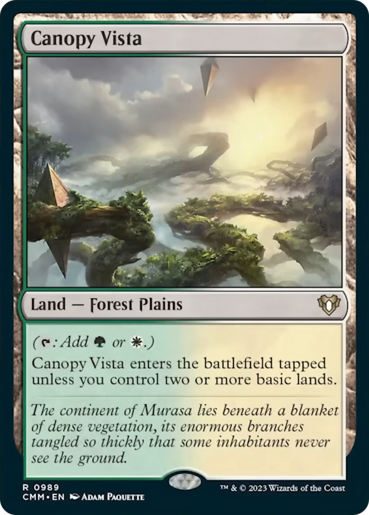 Canopy Vista [Commander Masters] | Anubis Games and Hobby