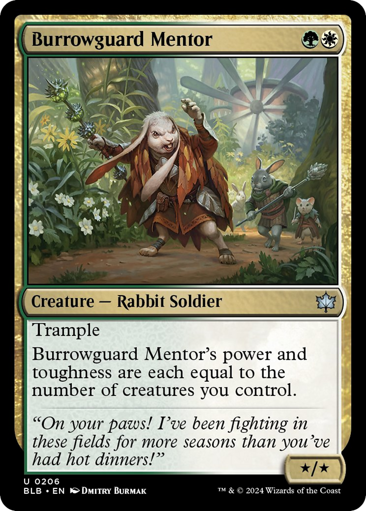 Burrowguard Mentor [Bloomburrow] | Anubis Games and Hobby