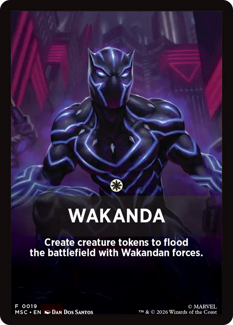 Wakanda Theme Card [Marvel Super Heroes Commander] | Anubis Games and Hobby