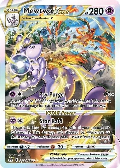 Mewtwo VSTAR (GG44/GG70) [Sword & Shield: Crown Zenith] | Anubis Games and Hobby