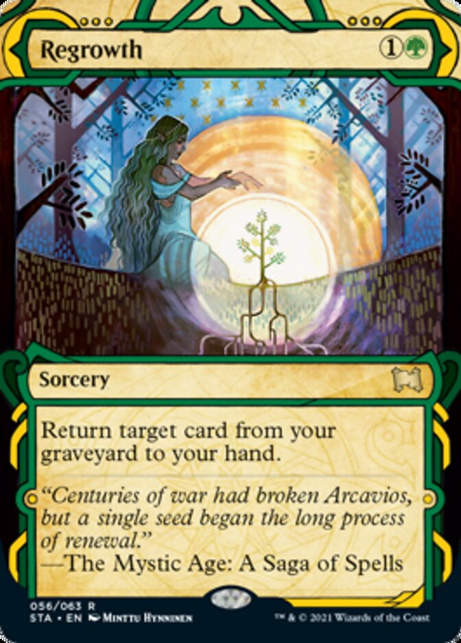 Regrowth (Foil Etched) [Strixhaven: Mystical Archive] | Anubis Games and Hobby