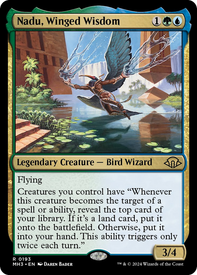 Nadu, Winged Wisdom [Modern Horizons 3] | Anubis Games and Hobby