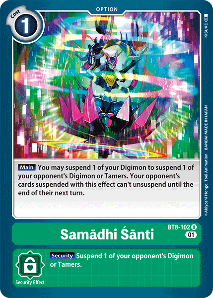 Samadhi Santi [BT8-102] [New Awakening] | Anubis Games and Hobby