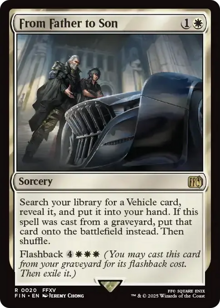 From Father to Son [FINAL FANTASY] | Anubis Games and Hobby