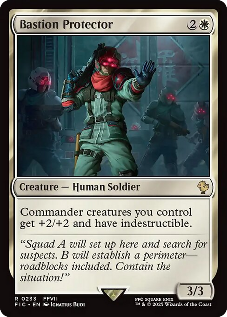 Bastion Protector [FINAL FANTASY Commander] | Anubis Games and Hobby