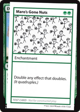 Maro's Gone Nuts (2021 Edition) [Mystery Booster Playtest Cards] | Anubis Games and Hobby