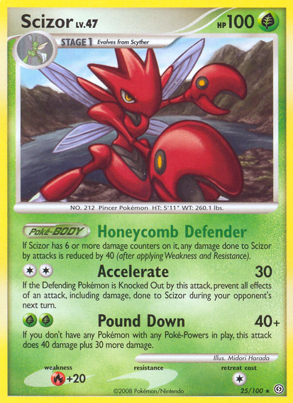 Scizor (25/100) [Diamond & Pearl: Stormfront] | Anubis Games and Hobby