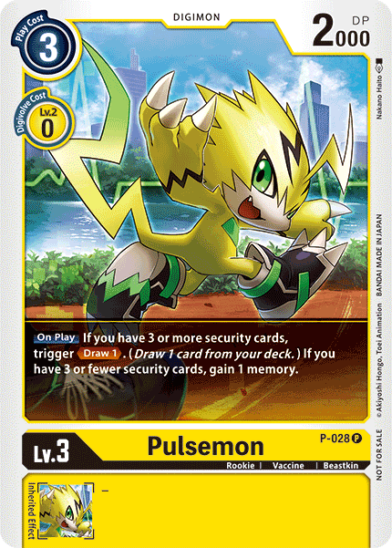 Pulsemon [P-028] [Promotional Cards] | Anubis Games and Hobby
