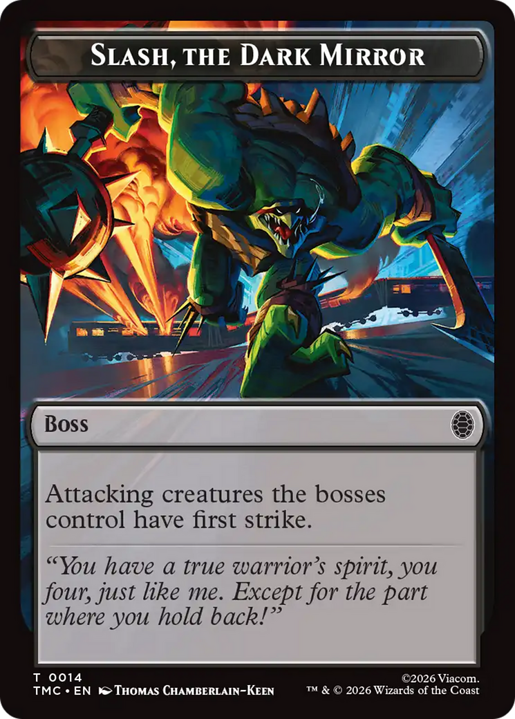 Slash, The Dark Mirror [Teenage Mutant Ninja Turtles Commander Tokens] | Anubis Games and Hobby