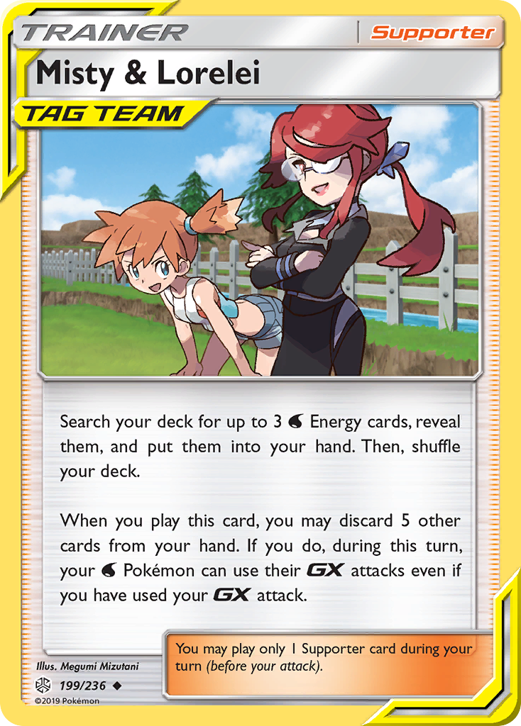 Misty & Lorelei (199/236) [Sun & Moon: Cosmic Eclipse] | Anubis Games and Hobby