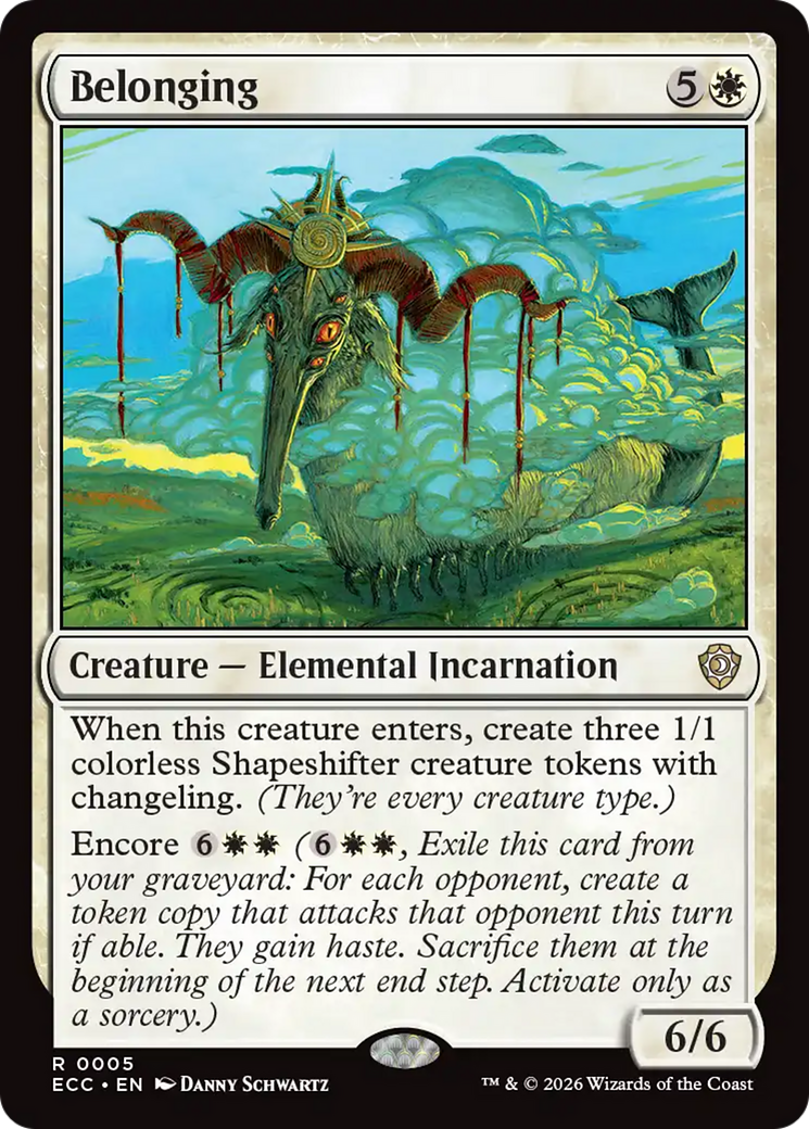 Belonging [Lorwyn Eclipsed Commander] | Anubis Games and Hobby