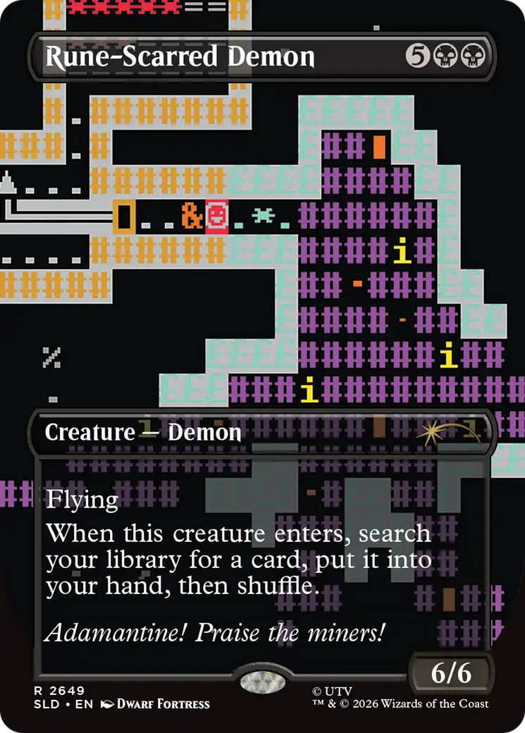 Rune-Scarred Demon [Secret Lair Drop Series] | Anubis Games and Hobby