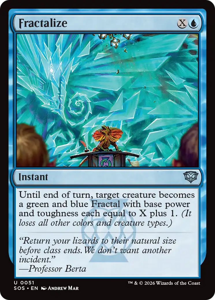 Fractalize [Secrets of Strixhaven] | Anubis Games and Hobby