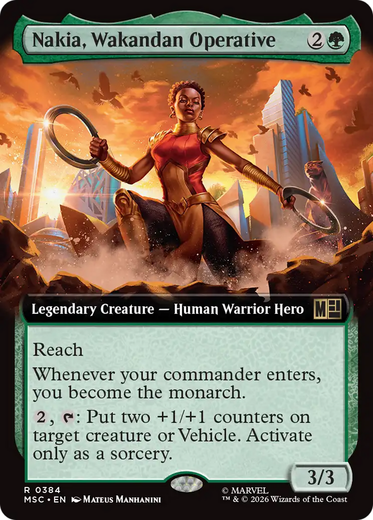 Nakia, Wakandan Operative (Extended Art) [Marvel Super Heroes Commander] | Anubis Games and Hobby