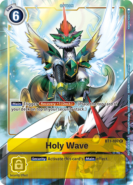 Holy Wave [BT1-107] (Dash Pack) [Release Special Booster Ver.1.5 Promos] | Anubis Games and Hobby
