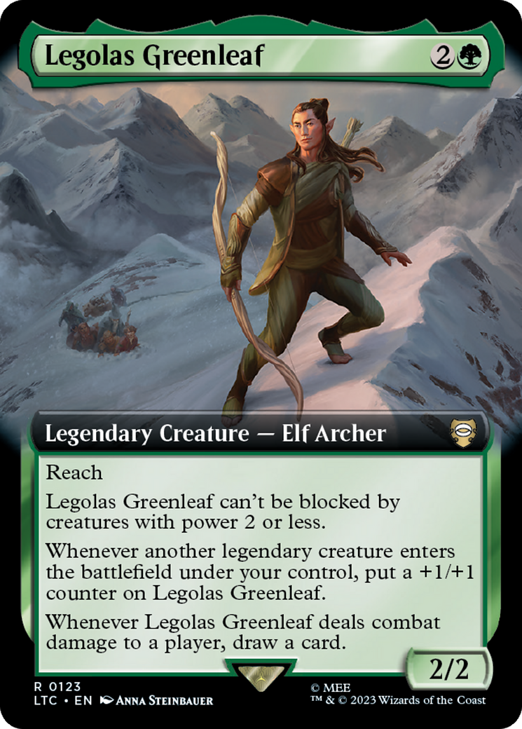 Legolas Greenleaf (Extended Art) [The Lord of the Rings: Tales of Middle-Earth Commander] | Anubis Games and Hobby