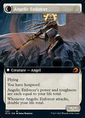 Enduring Angel // Angelic Enforcer (Extended Art) [Innistrad: Midnight Hunt] | Anubis Games and Hobby