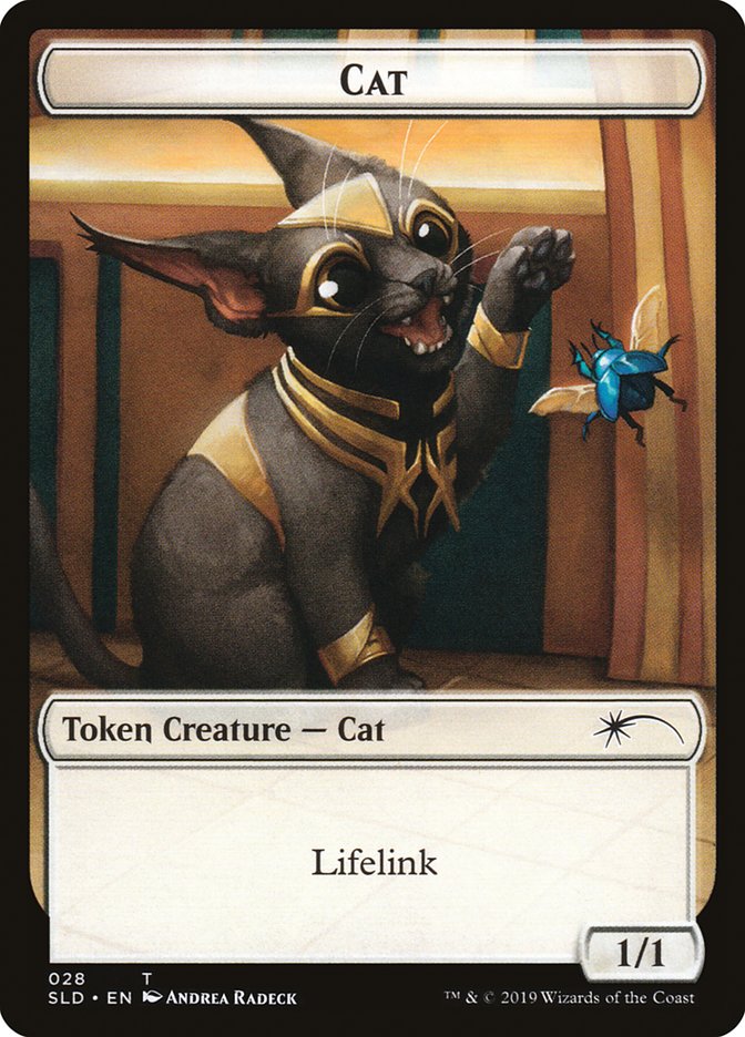 Cat (27) // Cat (28) Double-Sided Token [Secret Lair Drop Series] | Anubis Games and Hobby