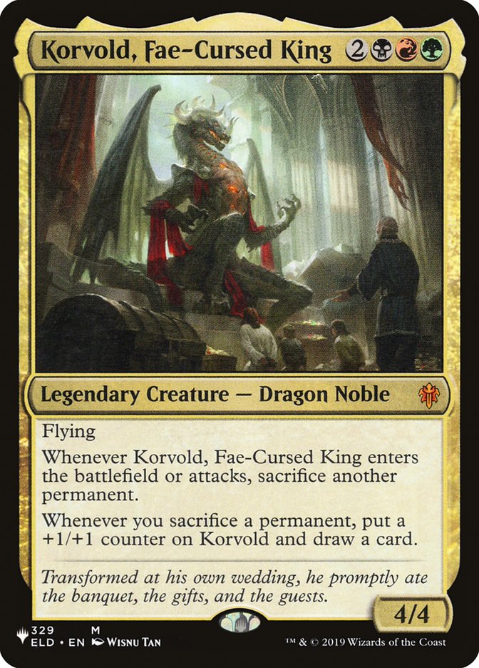 Korvold, Fae-Cursed King [The List] | Anubis Games and Hobby