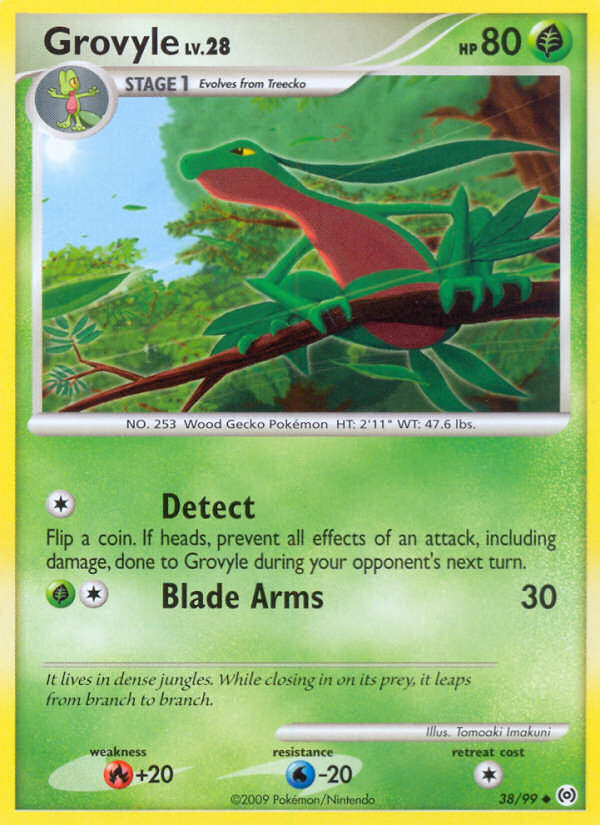 Grovyle (38/99) [Platinum: Arceus] | Anubis Games and Hobby