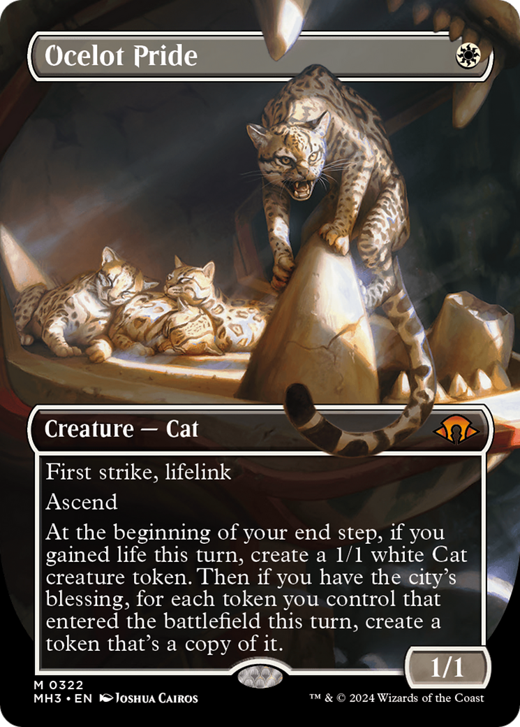 Ocelot Pride (Borderless) [Modern Horizons 3] | Anubis Games and Hobby