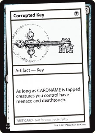 Corrupted Key (2021 Edition) [Mystery Booster Playtest Cards] | Anubis Games and Hobby