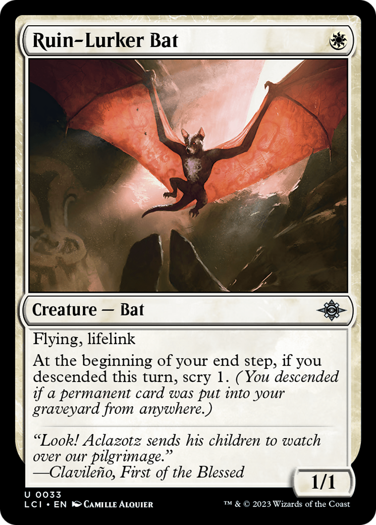 Ruin-Lurker Bat [The Lost Caverns of Ixalan] | Anubis Games and Hobby