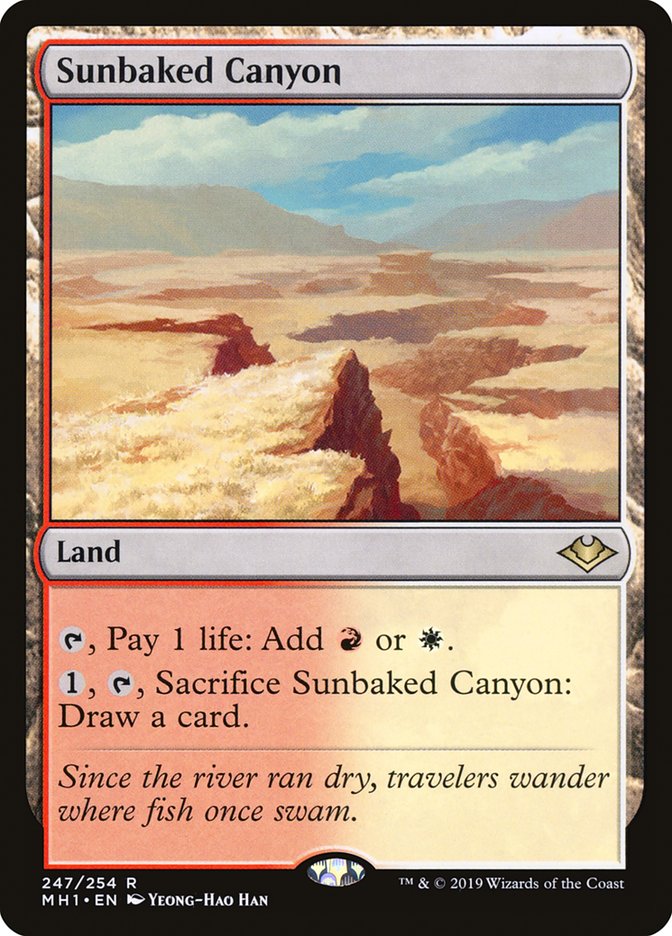 Sunbaked Canyon [Modern Horizons] | Anubis Games and Hobby