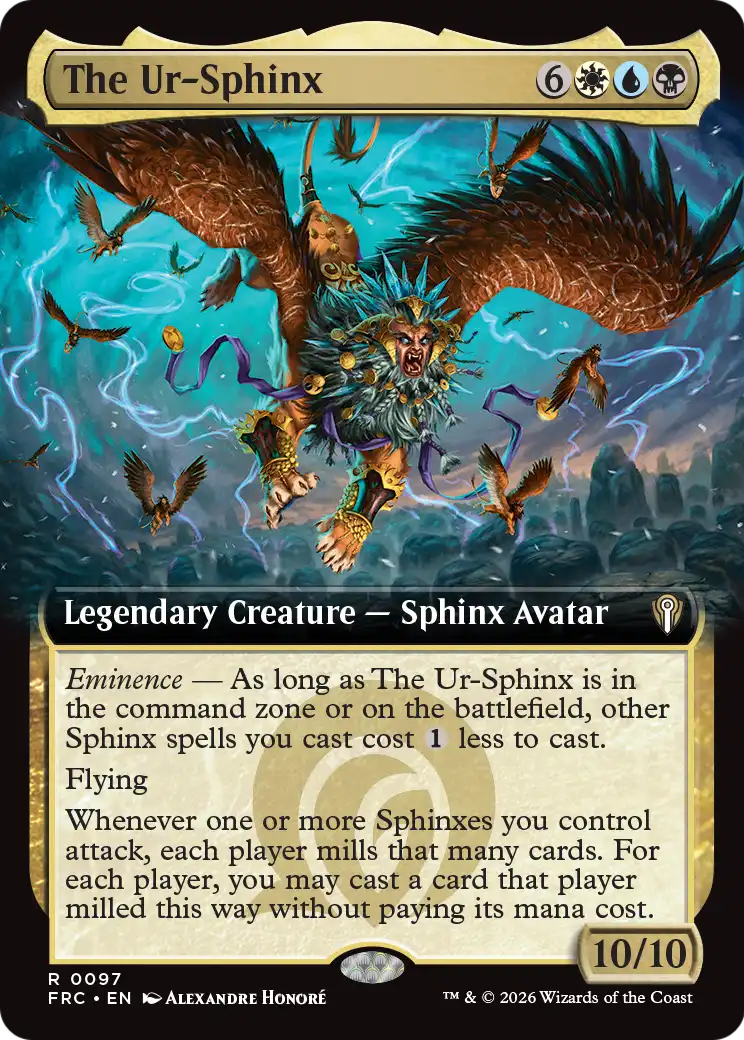The Ur-Sphinx (Extended Art) [Reality Fracture Commander] | Anubis Games and Hobby
