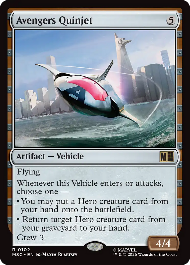Avengers Quinjet [Marvel Super Heroes Commander] | Anubis Games and Hobby