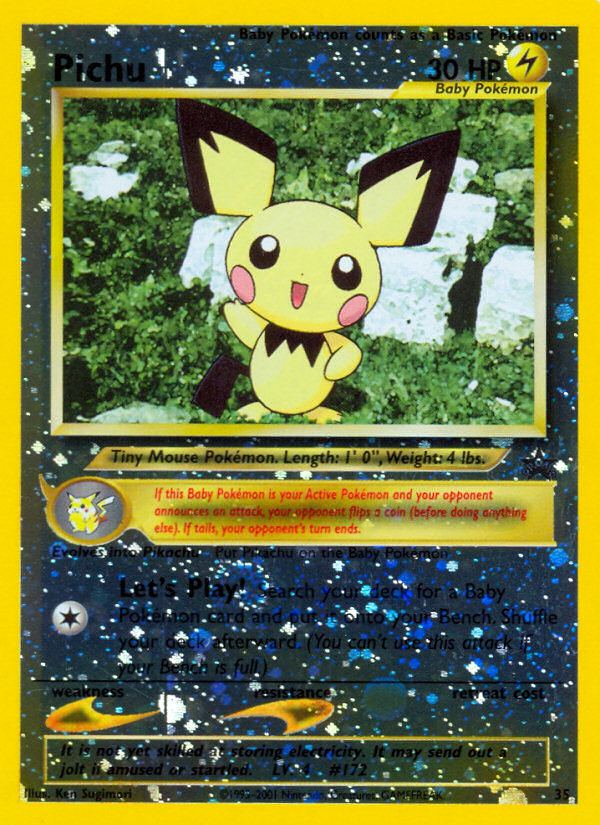 Pichu (35) [Wizards of the Coast: Black Star Promos] | Anubis Games and Hobby