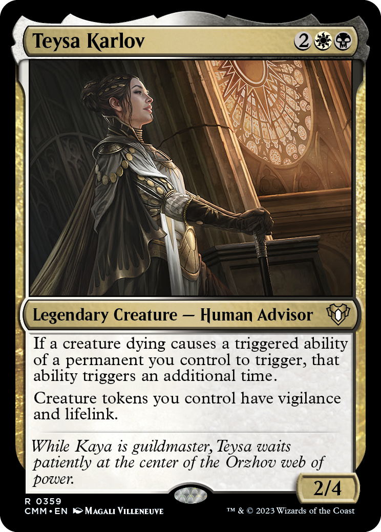 Teysa Karlov [Commander Masters] | Anubis Games and Hobby