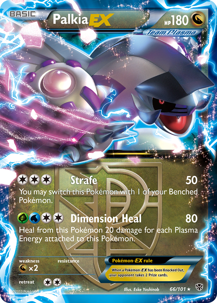 Palkia EX (66/101) [Black & White: Plasma Blast] | Anubis Games and Hobby