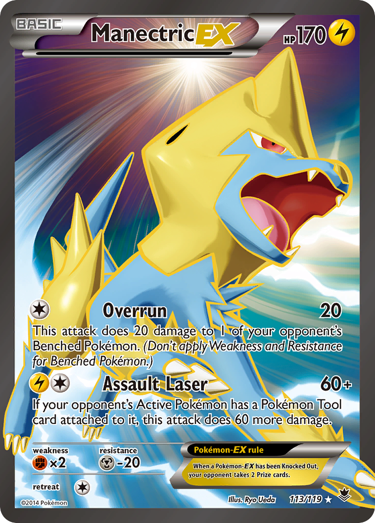 Manectric EX (113/119) [XY: Phantom Forces] | Anubis Games and Hobby