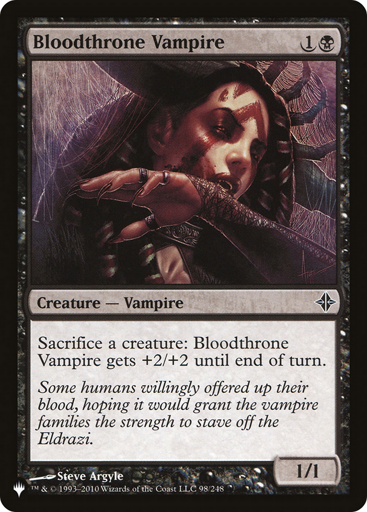 Bloodthrone Vampire [The List Reprints] | Anubis Games and Hobby