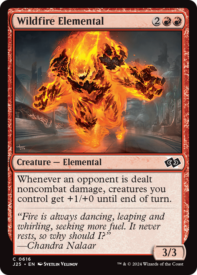 Wildfire Elemental [Foundations Jumpstart] | Anubis Games and Hobby