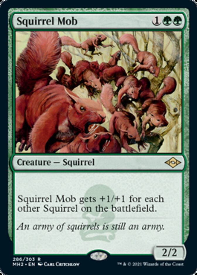 Squirrel Mob (Foil Etched) [Modern Horizons 2] | Anubis Games and Hobby
