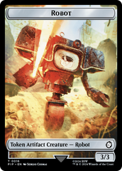 Robot // Treasure (019) Double-Sided Token [Fallout Tokens] | Anubis Games and Hobby