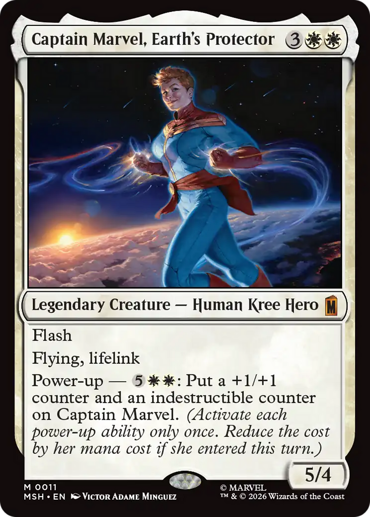 Captain Marvel, Earth's Protector [Marvel Super Heroes] | Anubis Games and Hobby