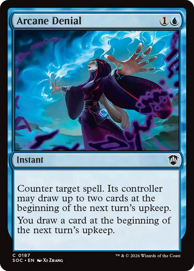 Arcane Denial [Secrets of Strixhaven Commander] | Anubis Games and Hobby