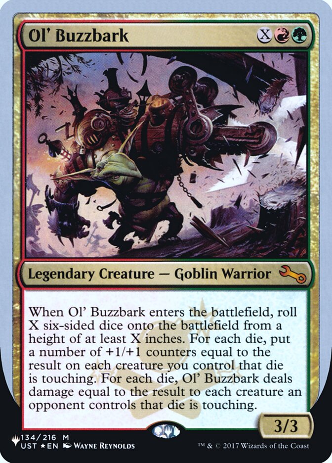 Ol' Buzzbark (Unfinity Foil Edition) [The List] | Anubis Games and Hobby