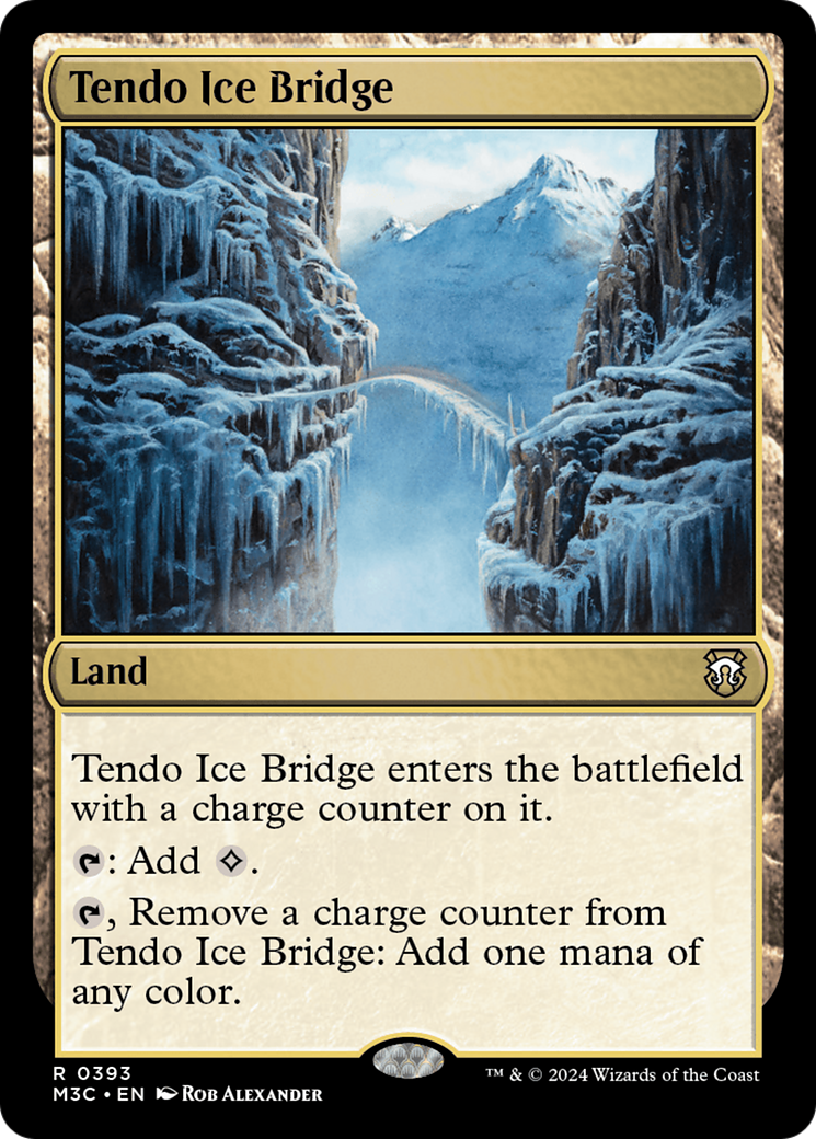 Tendo Ice Bridge (Ripple Foil) [Modern Horizons 3 Commander] | Anubis Games and Hobby