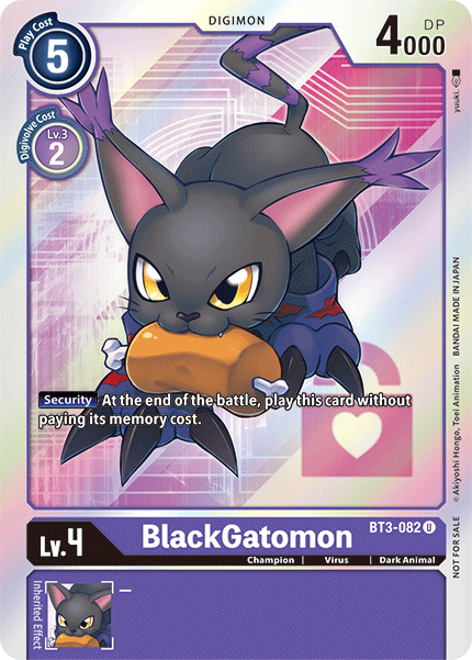 BlackGatomon [BT3-082] (Buy-A-Box Promo) [Release Special Booster Ver.1.5 Promos] | Anubis Games and Hobby