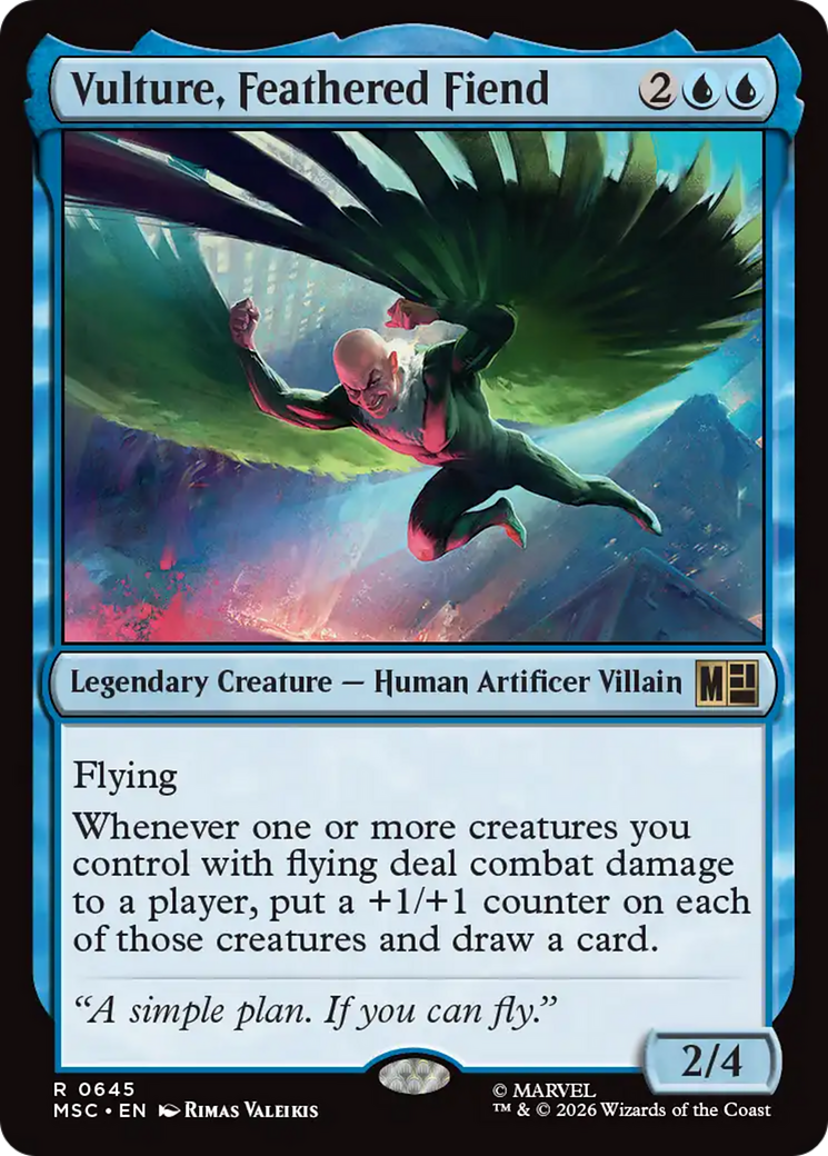 Vulture, Feathered Fiend [Marvel Super Heroes Commander] | Anubis Games and Hobby